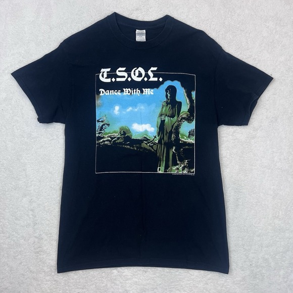 TSOL : Dance With Me GRIM REAPER Black Shirt Medium T.S.O.L. 2008 - Picture 1 of 7